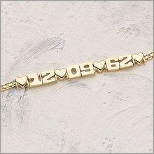 14K Gold Plated Anniversary Bracelet