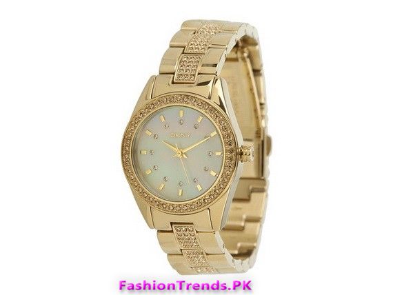 gold dkny watch